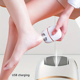Rechargeable Electric Foot Polisher 💅| USB Rechargeable, Replaceable Heads, Portable Pedicure Tool 🌸