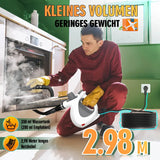 Multi-Surface Natural Steam Cleaner with 12 Accessories: Portable Power for Home