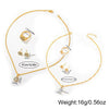 9PCS Women’s Elegant Quartz Watch & Jewellery Set