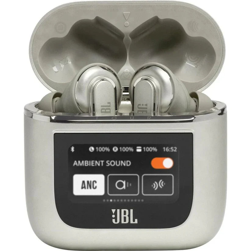 JBL Tour Pro 2 True Wireless Noise Cancelling Earbuds, Smart Case, - Black, (Master copy)