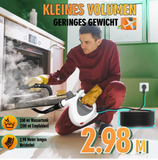 Multi-Surface Natural Steam Cleaner with 12 Accessories: Portable Power for Home