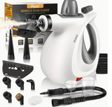 Multi-Surface Natural Steam Cleaner with 12 Accessories: Portable Power for Home