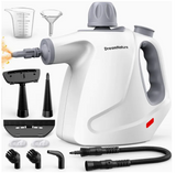 Multi-Surface Natural Steam Cleaner with 12 Accessories: Portable Power for Home