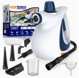 Multi-Surface Natural Steam Cleaner with 12 Accessories: Portable Power for Home