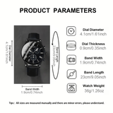 ⌚ Unisex Quartz Watch – Minimalist Black Dial with Roman Numerals | Elegant Watch for Men & Women ✨