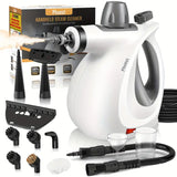Multi-Surface Natural Steam Cleaner with 12 Accessories: Portable Power for Home