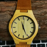🕰️✨ Men’s Carbon Fiber-Style Bamboo Watch – Luxury Golden & Black Analog Quartz Timepiece for Every Occasion 🌟