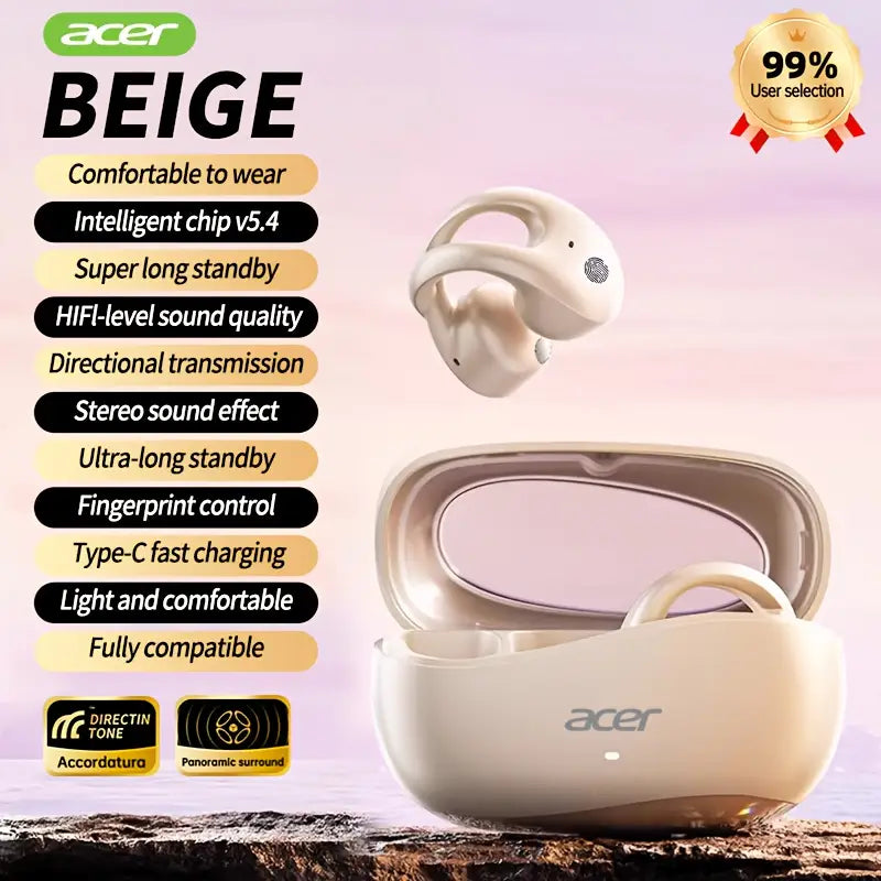 🎧  Wireless Earphones – Open-Ear Comfort with Style & Power! 💪✨