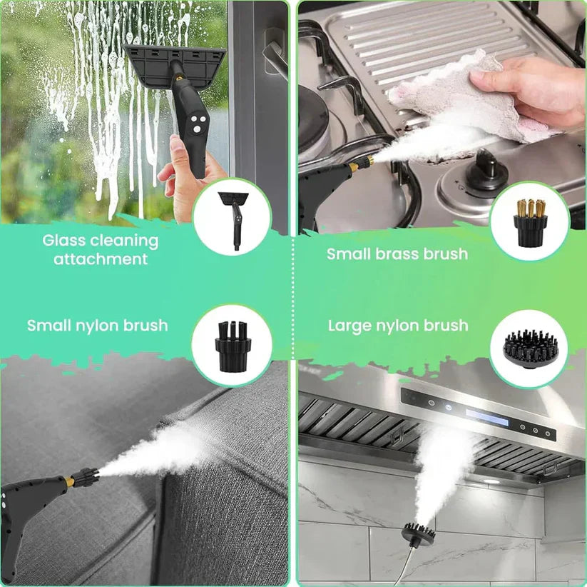 Handheld Pressurized Steam Cleaner – Multi-Surface Deep Cleaning